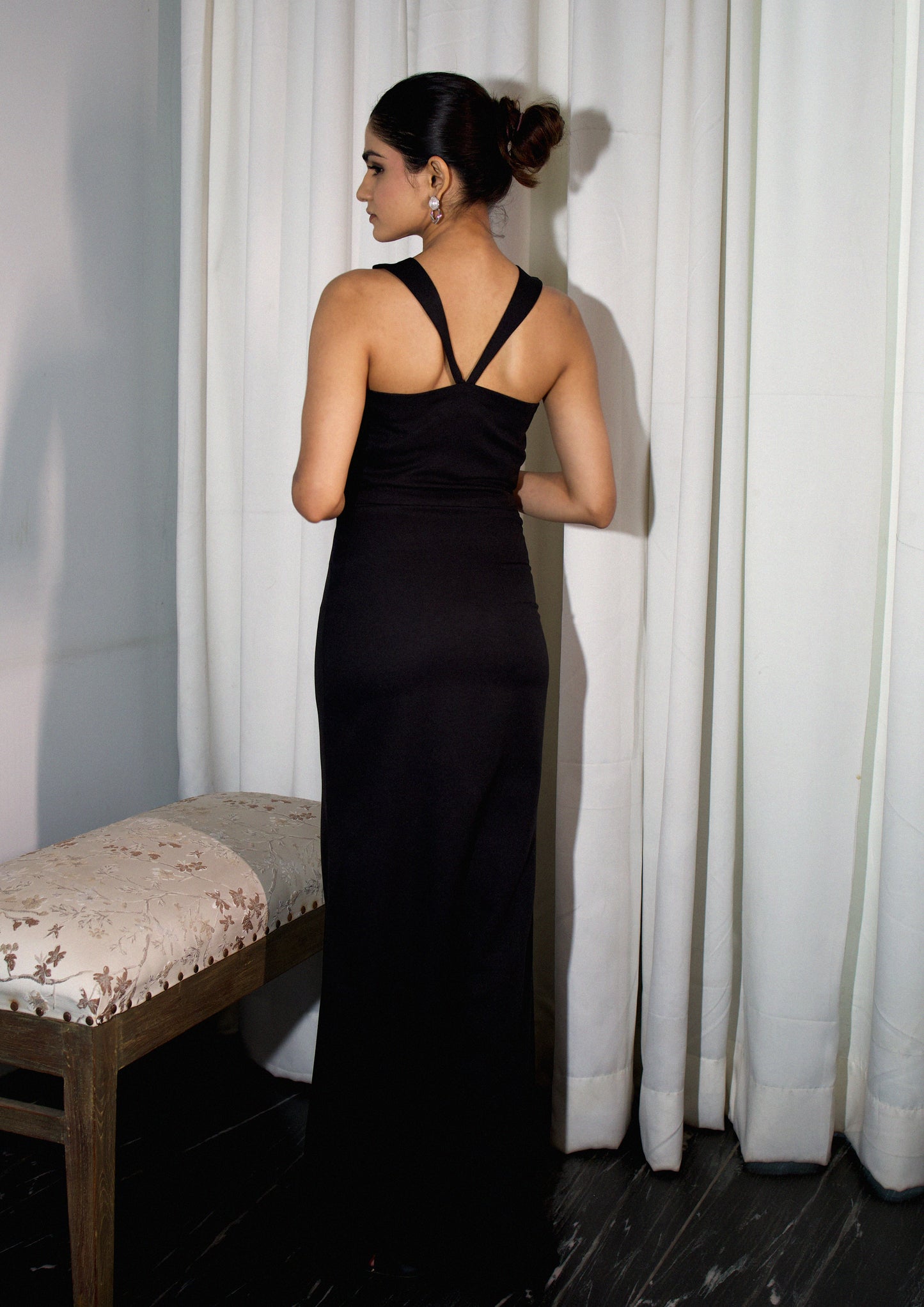 The Noir Pearl Dress