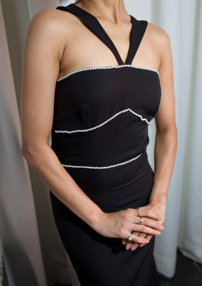 The Noir Pearl Dress